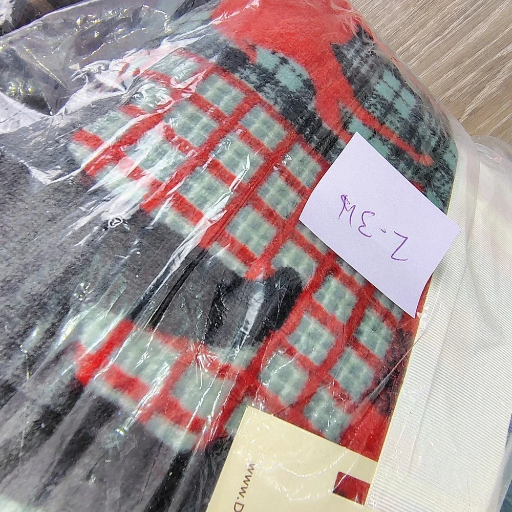 Regal Comfort Mountain Christmas Flannel Throw‎ Blanket 50x60 Phyllis Dobbs